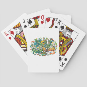 Pesto Paladin T-Shirt – Funny Pasta Lover Graphic Playing Cards