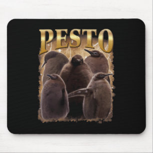 Pesto The Penguin Funny Ba1 Mouse Pad