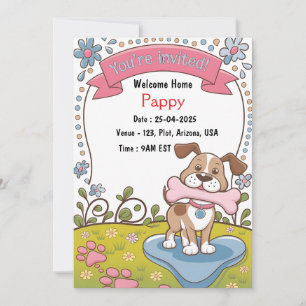 Pet Adoption Celebration Invitation