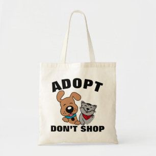 Pet Adoption Dog Cat Tote Bag