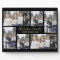 Pet and Family Photo Template Black Gold