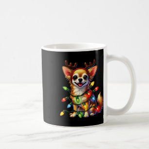 Pet Animal Lovers Chihuahua Dogs Reindeer Christma Coffee Mug