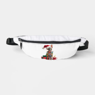 Pet Animal Lovers Cute Sphynx cat Reindeer Antlers Bum Bags