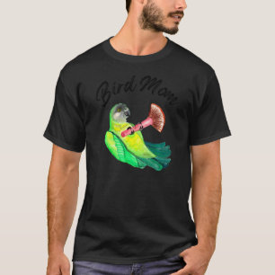 Pet Bird Mum Senegal Parrot Watercolor T-Shirt