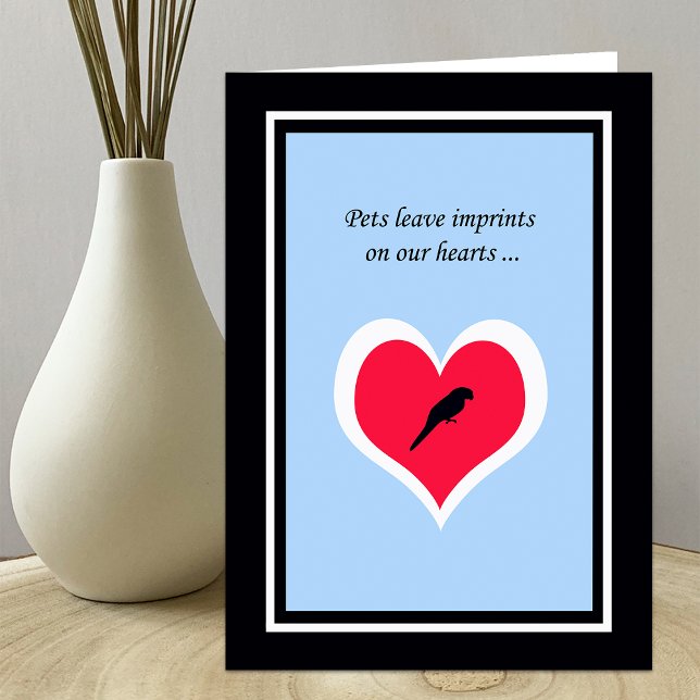 Pet Bird Sympathy  Card (Creator Uploaded)