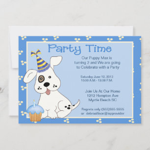 Pet Birthday Party Invitation
