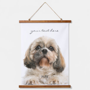 Pet Birthday Photo Dog Dad Custom Hanging Tapestry