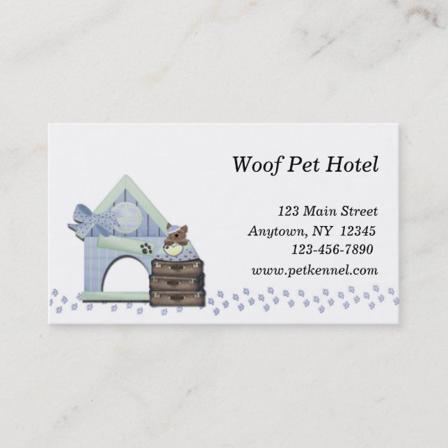 Pet Boarding Business Card (Front)