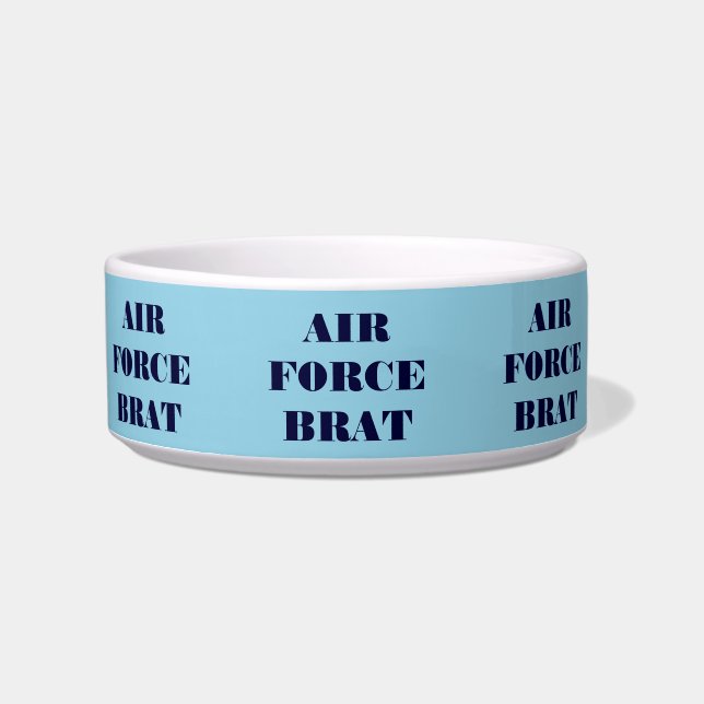 Pet Bowl Air Force Brat (Front)