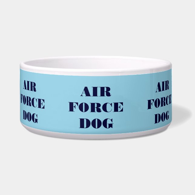 Pet Bowl Air Force Dog (Front)