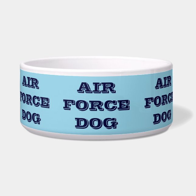 Pet Bowl Air Force Dog (Front)