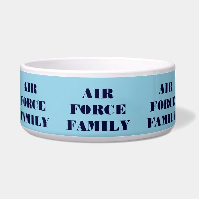 Pet Bowl Air Force Family (Front)