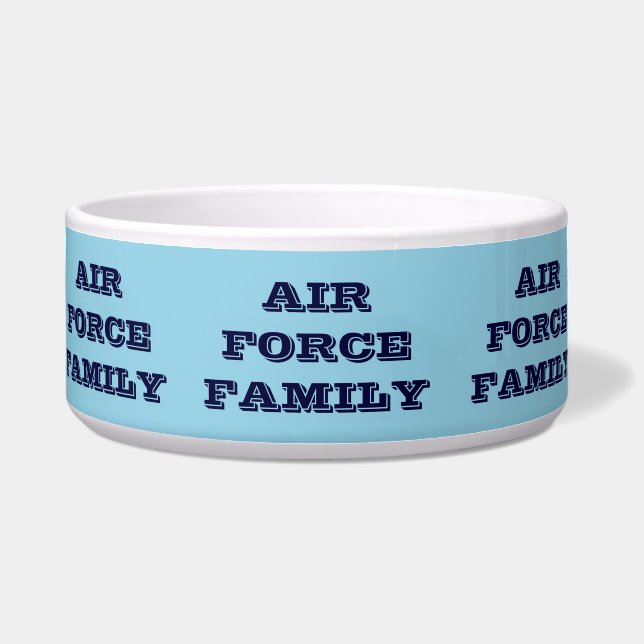 Pet Bowl Air Force Family (Front)