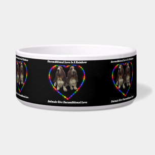 Pet Bowl Baby Unconditional Love Is A Rainbow