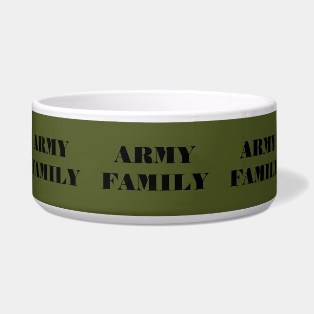 Pet Bowl Navy Family (Front)