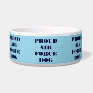 Pet Bowl Proud Air Force Dog