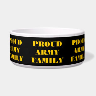 Pet Bowl Proud Army Family