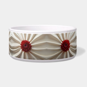 Pet Bowl with Japanase Colours Abstract Design