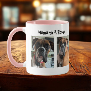 Pet Boxer Mama Photo Personalise Mug