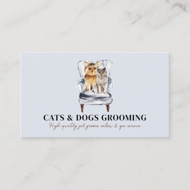 Pet Breeder Puppy Waitlist Business Card (Front)