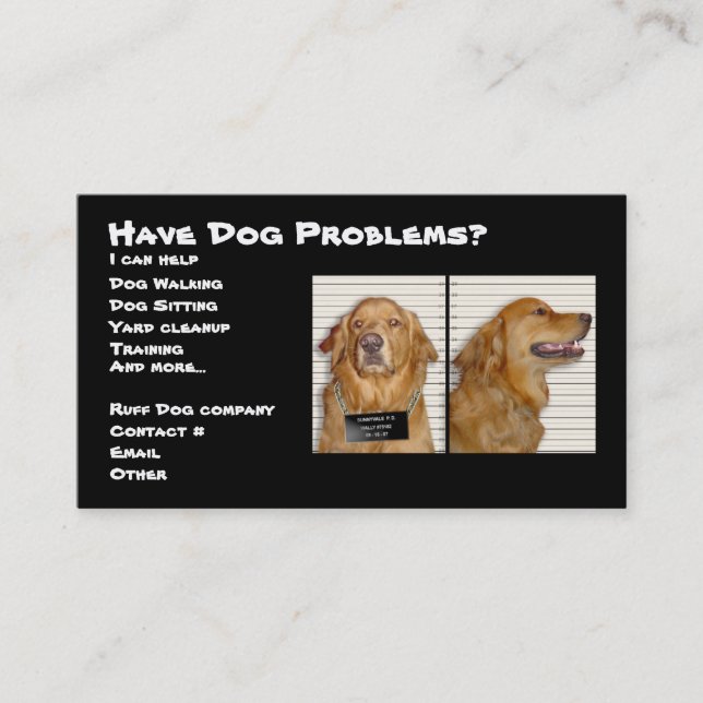 Pet Business card (Front)