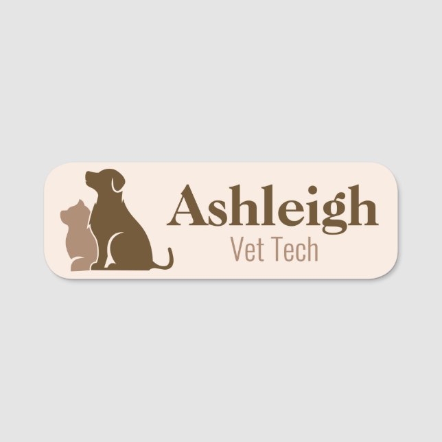 Pet Business Name Tag (Front)