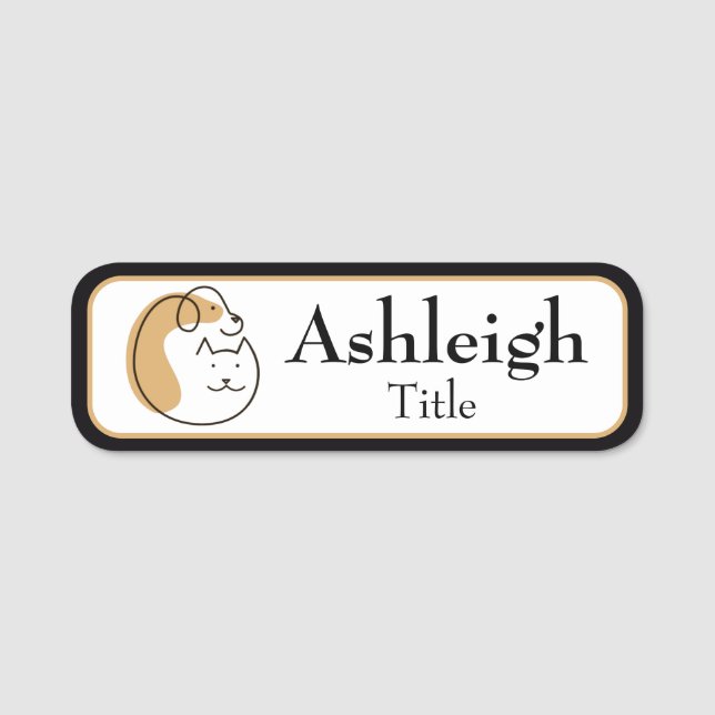 Pet Business Name Tag (Front)