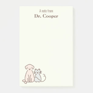 Pet Business Personalized Post-it Notes