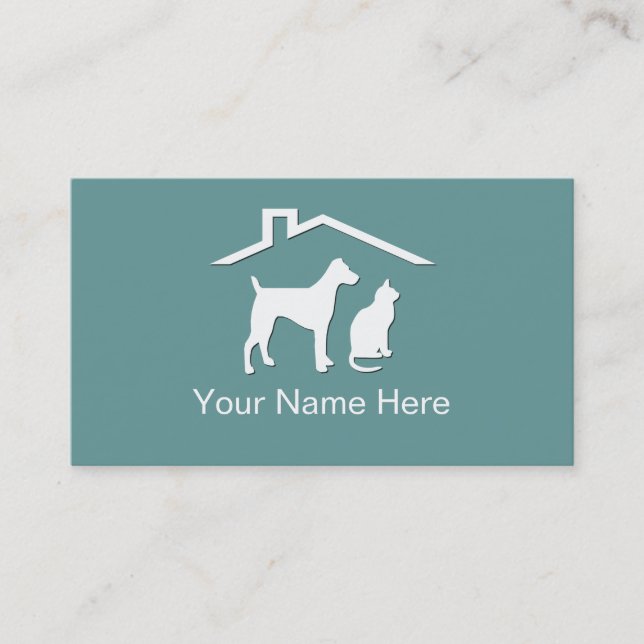 Pet Care Business Cards (Front)