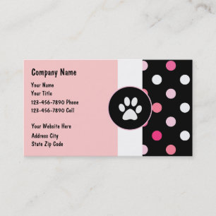 Pet Care Business Cards