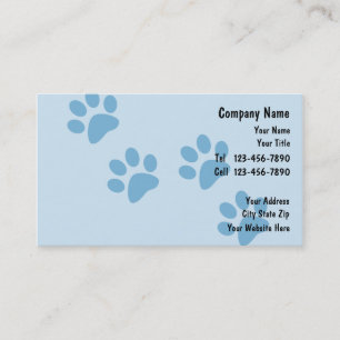 Pet Care Business Cards