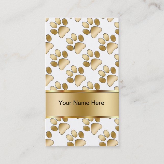 Pet Care Business Cards (Front)