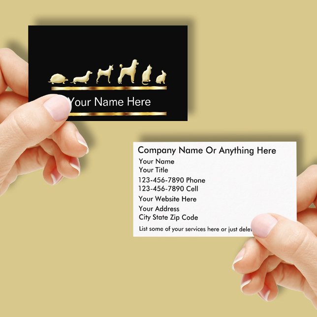 Pet Care Business Cards (Creator Uploaded)