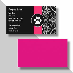 Pet Care Business Cards