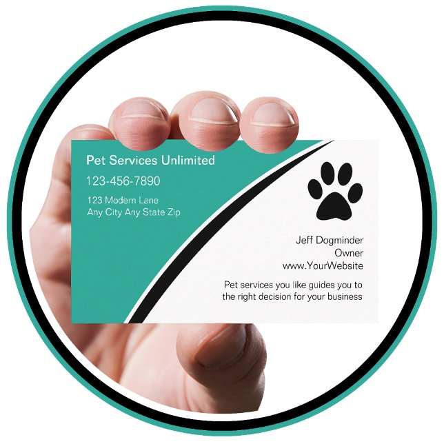Pet Care Business Cards (Creator Uploaded)