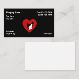 Pet Care Business Cards