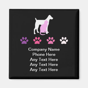 Pet Care Business Magnets