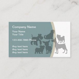 Pet Care Dog Theme Business Cards