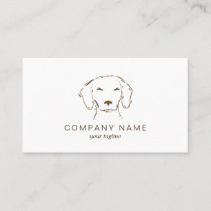 Pet Care   Dog Walking   Dachshund  Business Card