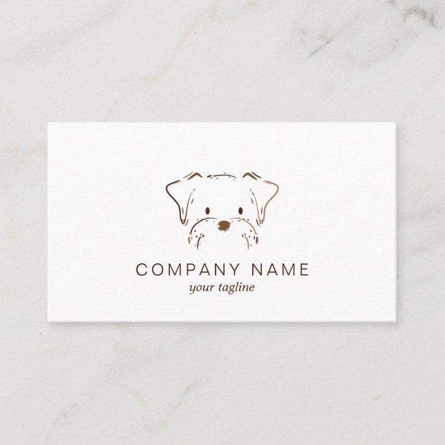 Pet Care | Dog Walking | Small dog Business Card (Front)