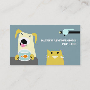Pet Care Professional Business Card