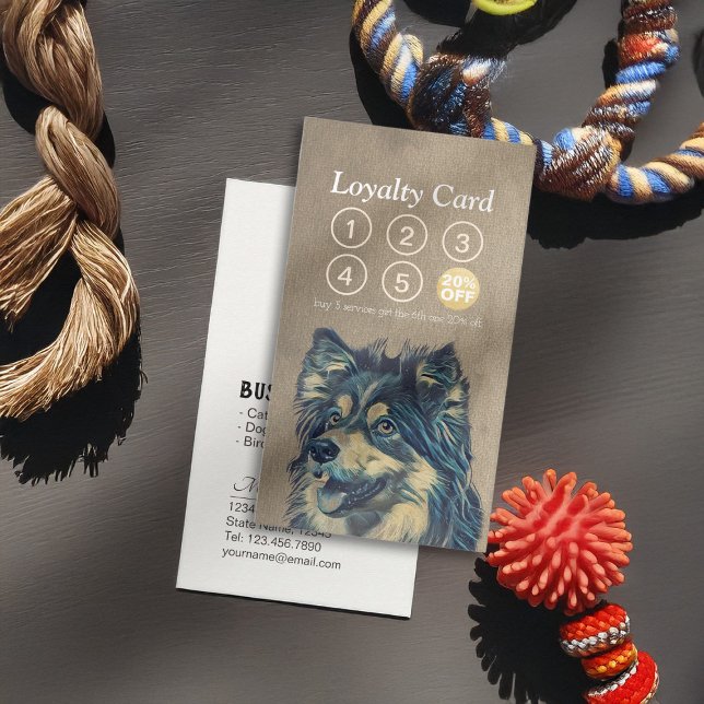 Pet Care Sitting Bathing & Grooming Loyalty Punch (Creator Uploaded)