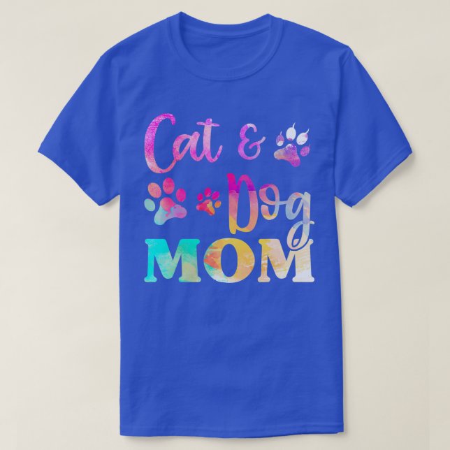 Pet Cat Dog Mom  For Women, Mothers Day  T-Shirt (Design Front)