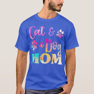 Pet Cat Dog Mom For Women, Mothers Day T-Shirt