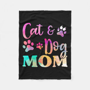 Pet Cat Dog Mum Shirt For Women Fleece Blanket