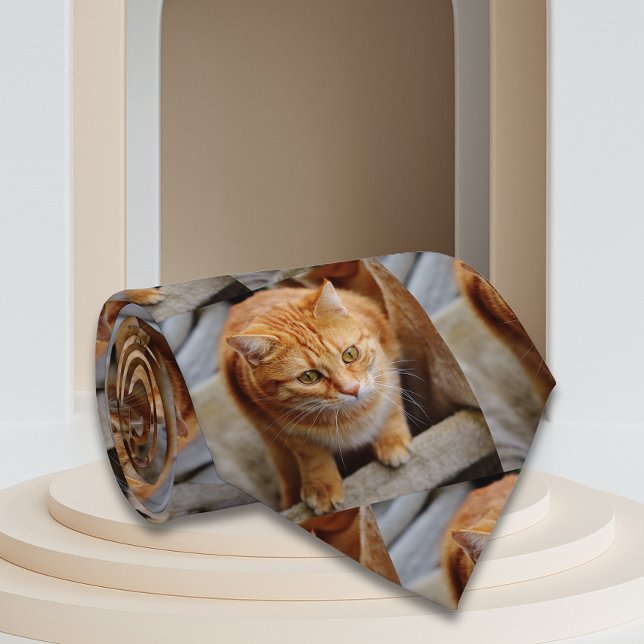 Pet Cat Dog Photo Personalise Custom Photo Tie (Creator Uploaded)