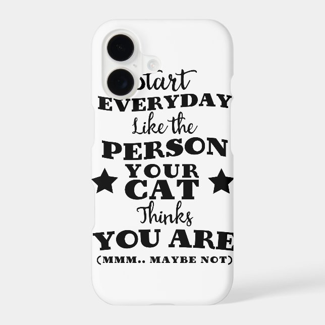 Pet Cat Funny Quote (Back)