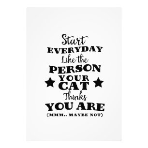 Pet Cat Funny Quote Photo Print