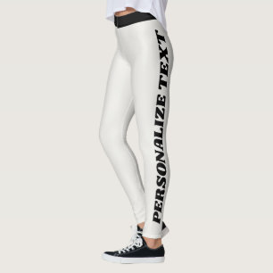 Pet Cat Mum Warm Neutral Black Custom Made Sports Leggings