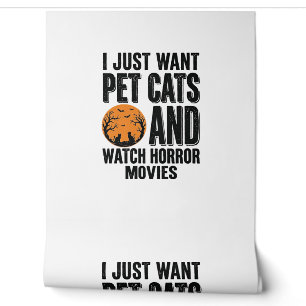 Pet Cats Horror Movies Vintage Halloween Shirt Des Wallpaper